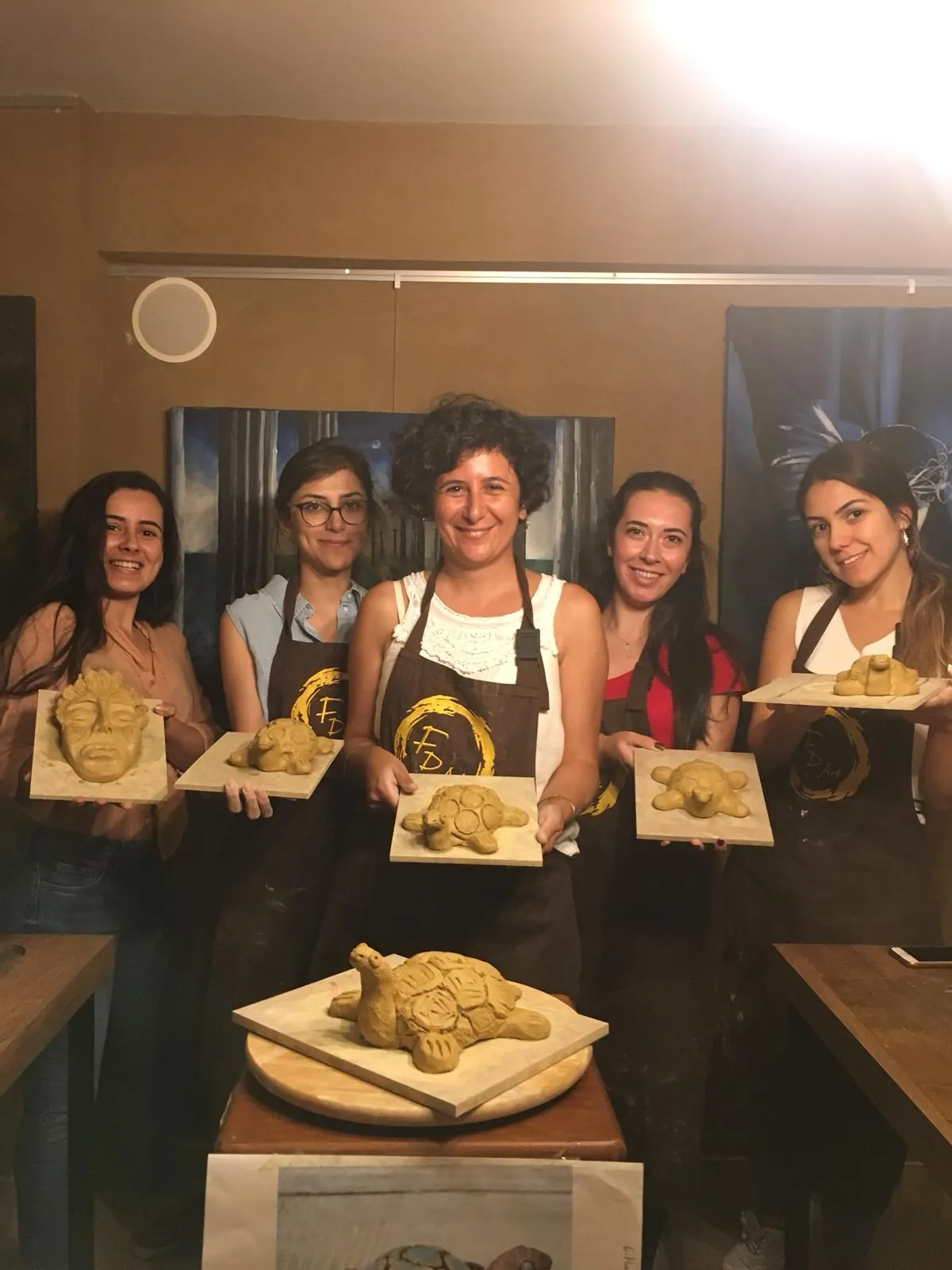 HEYKEL ATÖLYESİ çalışması - FD Sanat Merkezi Kadıköy