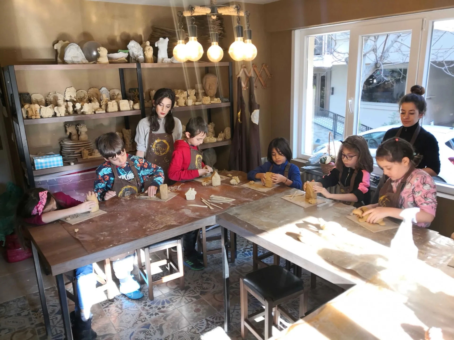 HEYKEL ATÖLYESİ çalışması - FD Sanat Merkezi Kadıköy