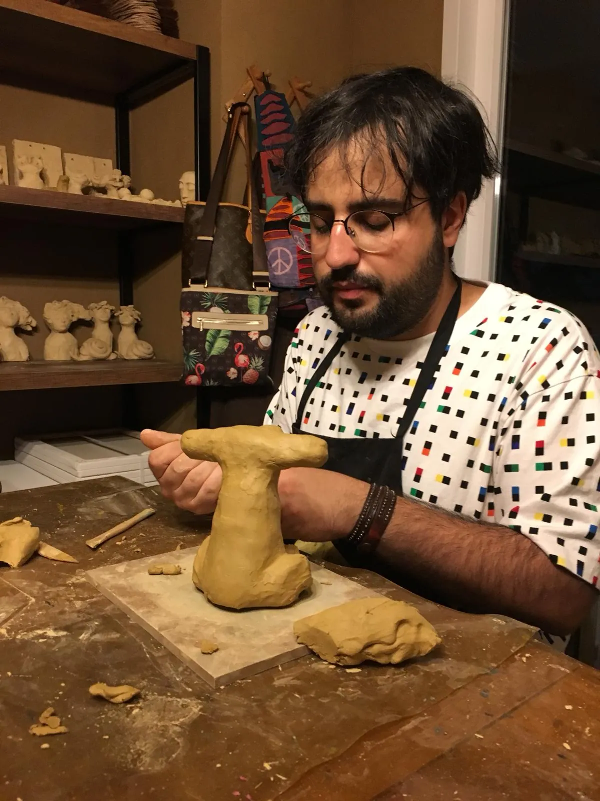 HEYKEL ATÖLYESİ çalışması - FD Sanat Merkezi Kadıköy