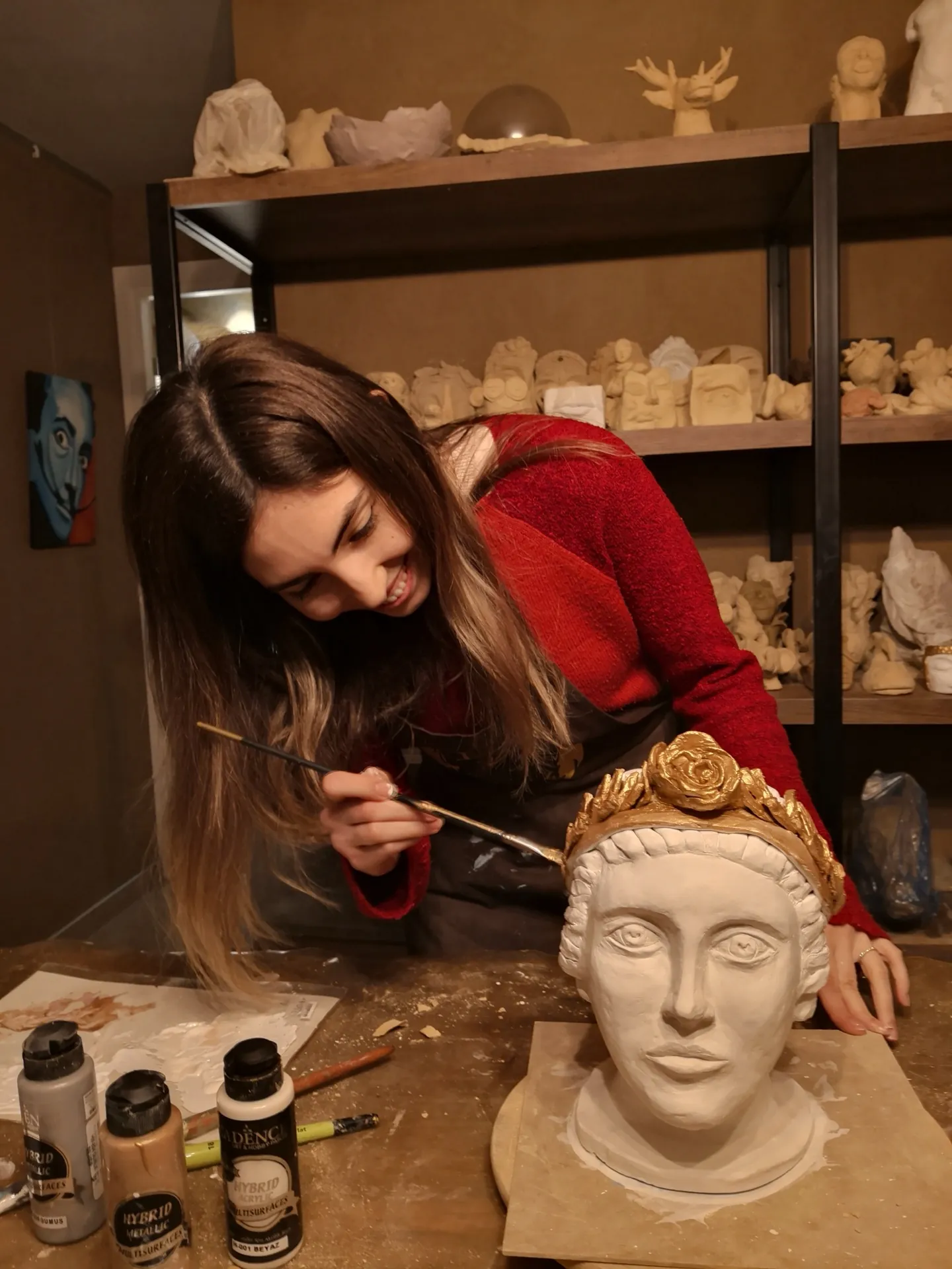HEYKEL ATÖLYESİ çalışması - FD Sanat Merkezi Kadıköy