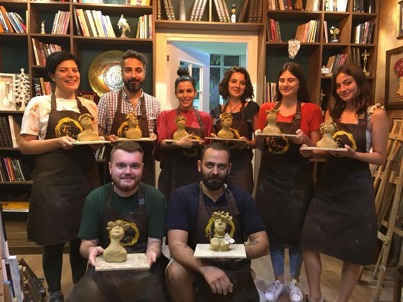 HEYKEL ATÖLYESİ çalışması - FD Sanat Merkezi Kadıköy