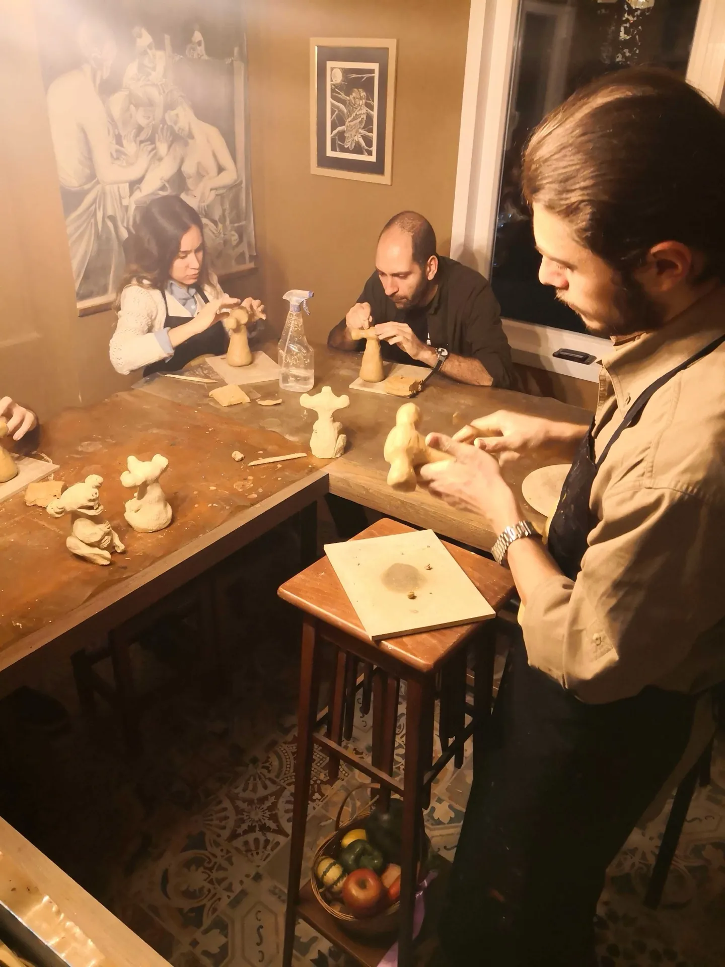 HEYKEL ATÖLYESİ çalışması - FD Sanat Merkezi Kadıköy