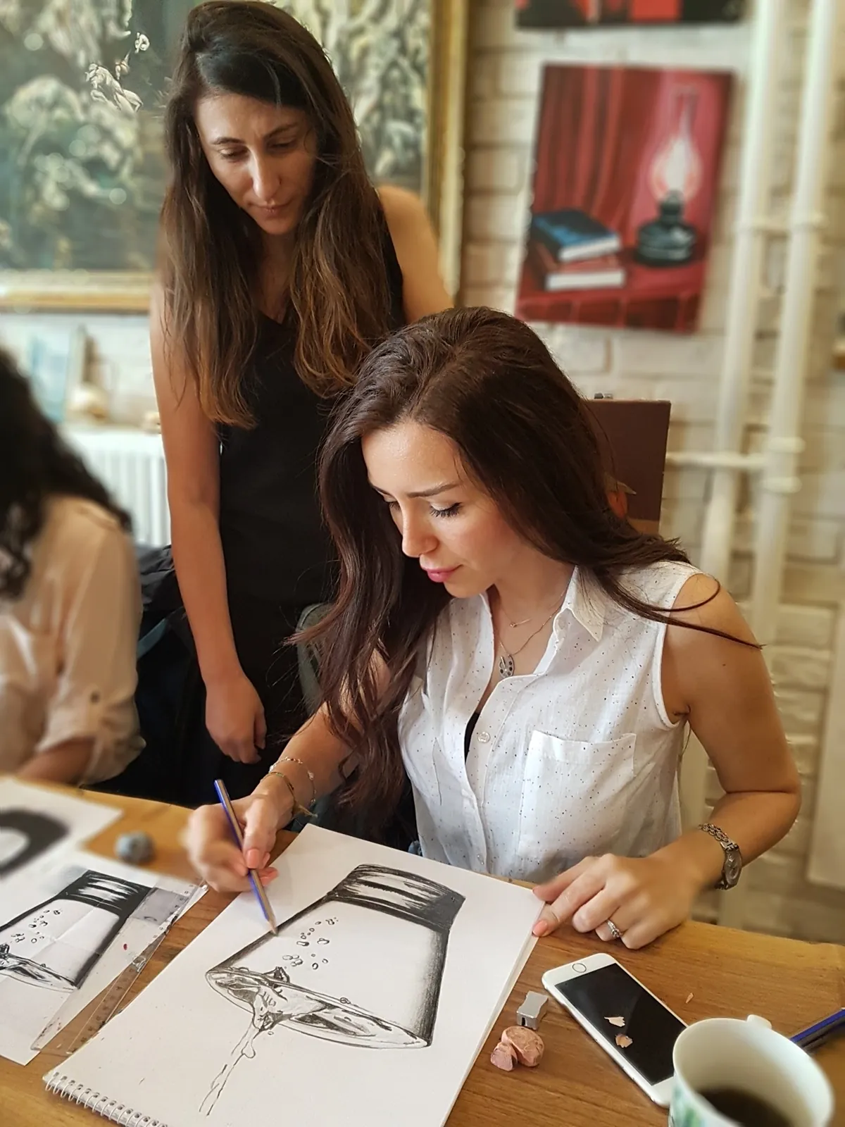 RESİM KURSU çalışması - FD Sanat Merkezi Kadıköy