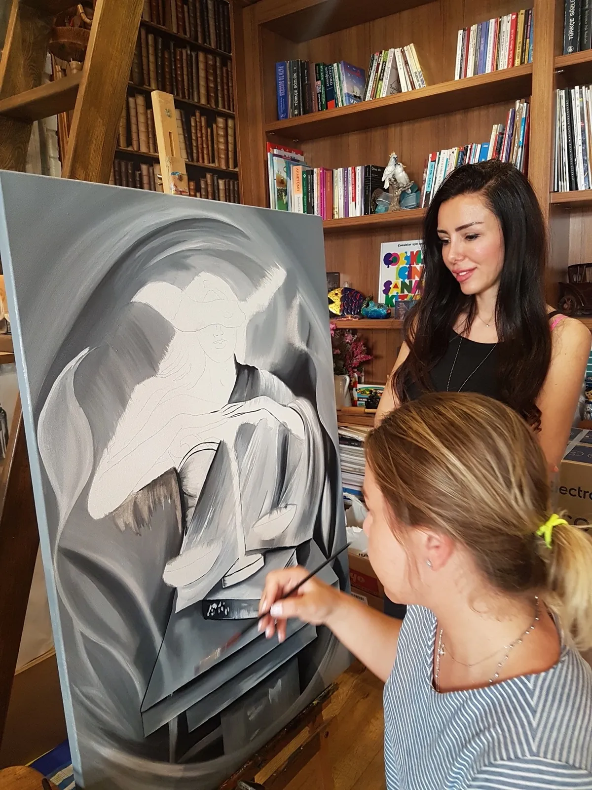 RESİM KURSU çalışması - FD Sanat Merkezi Kadıköy