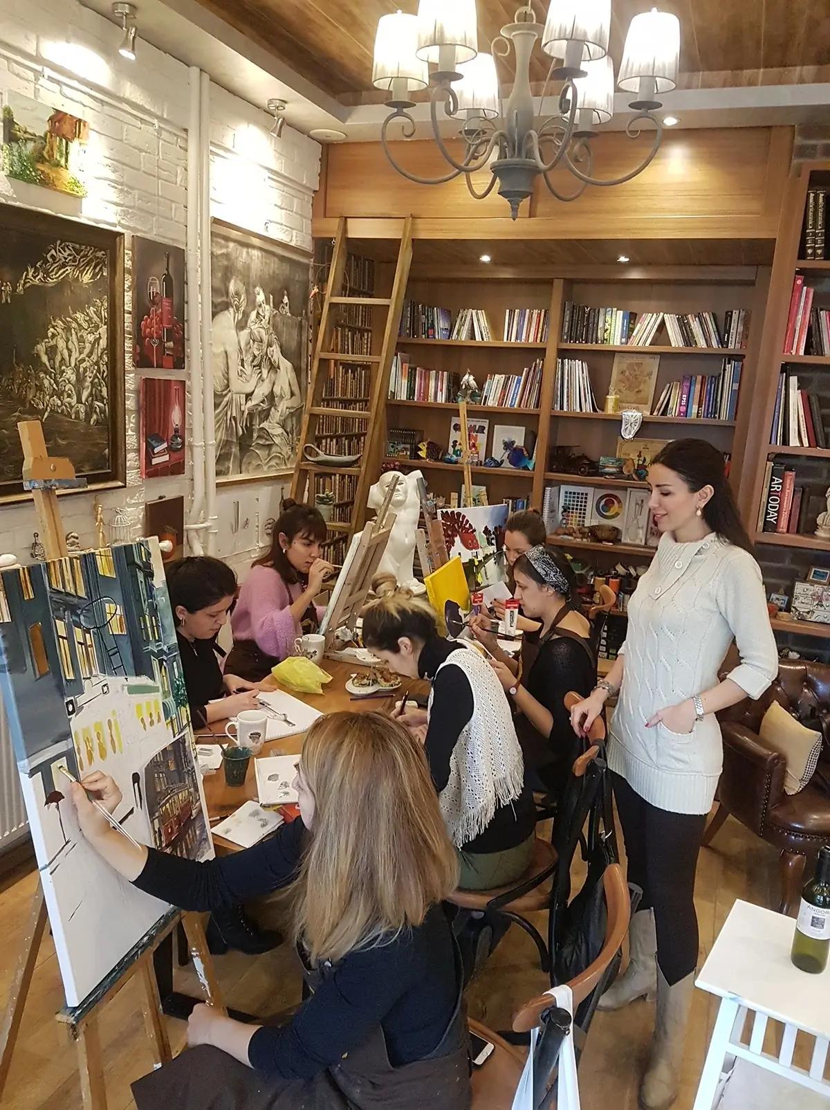 RESİM KURSU çalışması - FD Sanat Merkezi Kadıköy