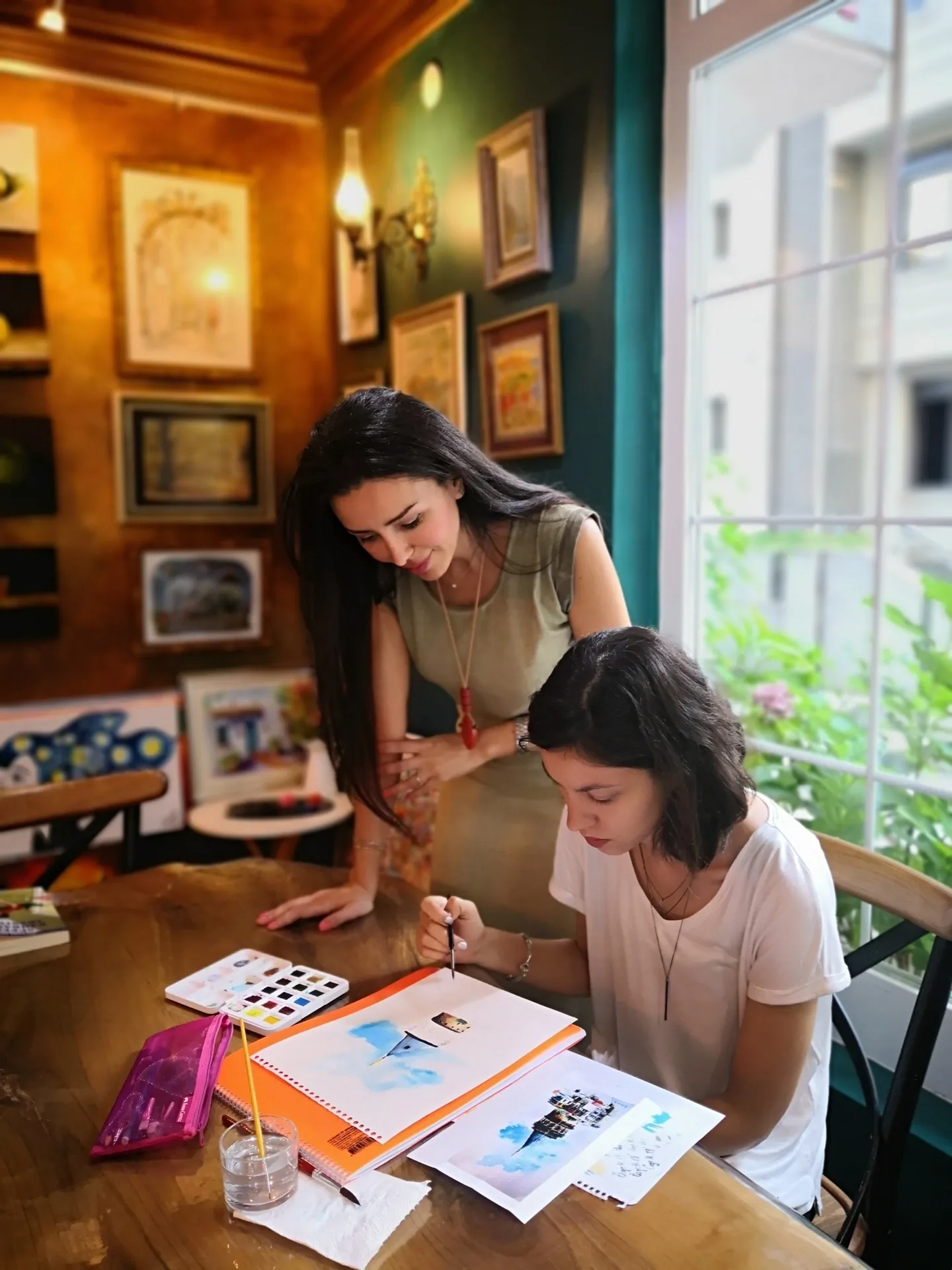 RESİM KURSU çalışması - FD Sanat Merkezi Kadıköy