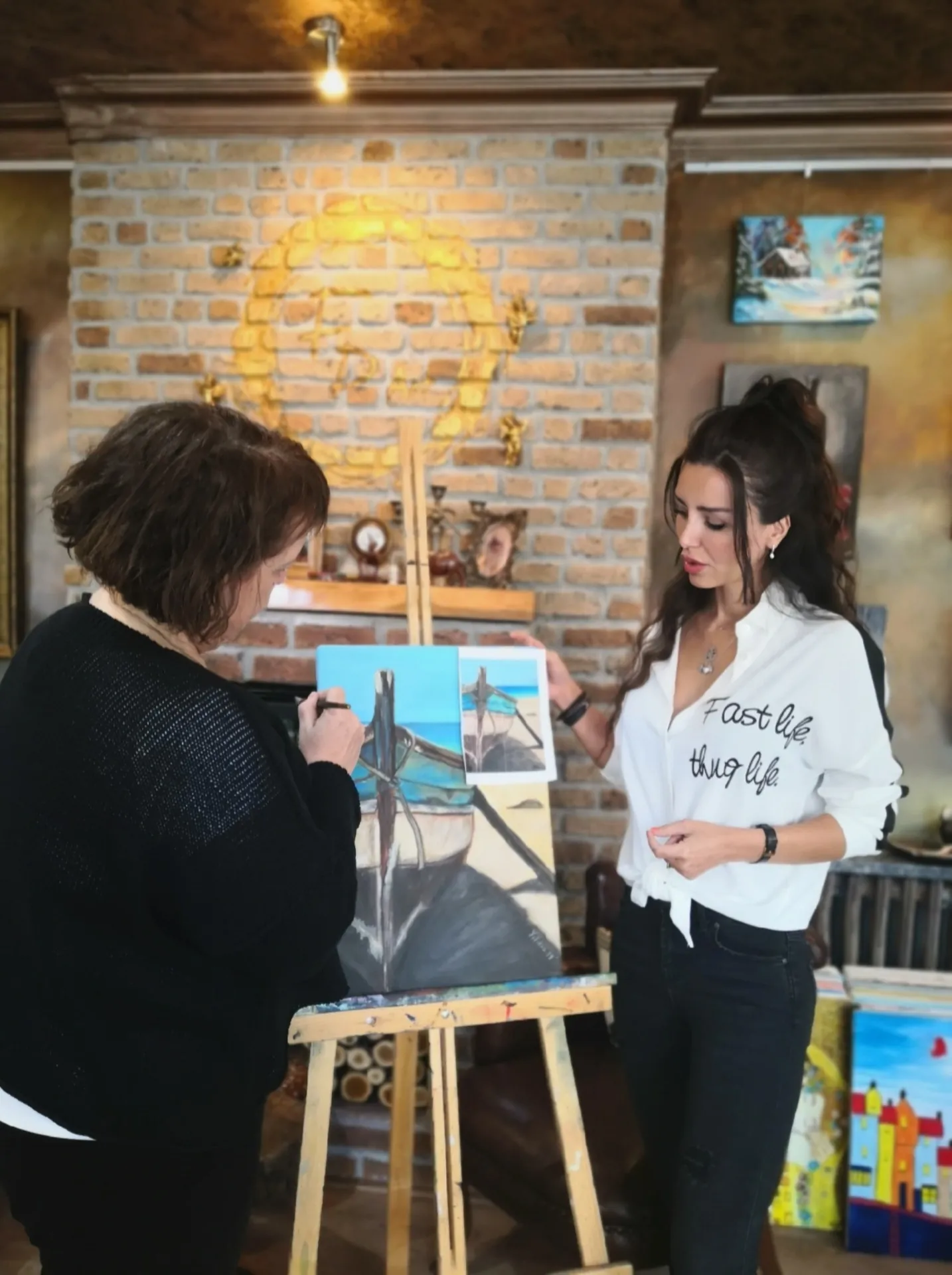 RESİM KURSU çalışması - FD Sanat Merkezi Kadıköy